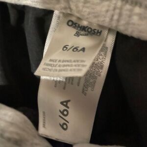 Size 6 carters lightweight black joggers